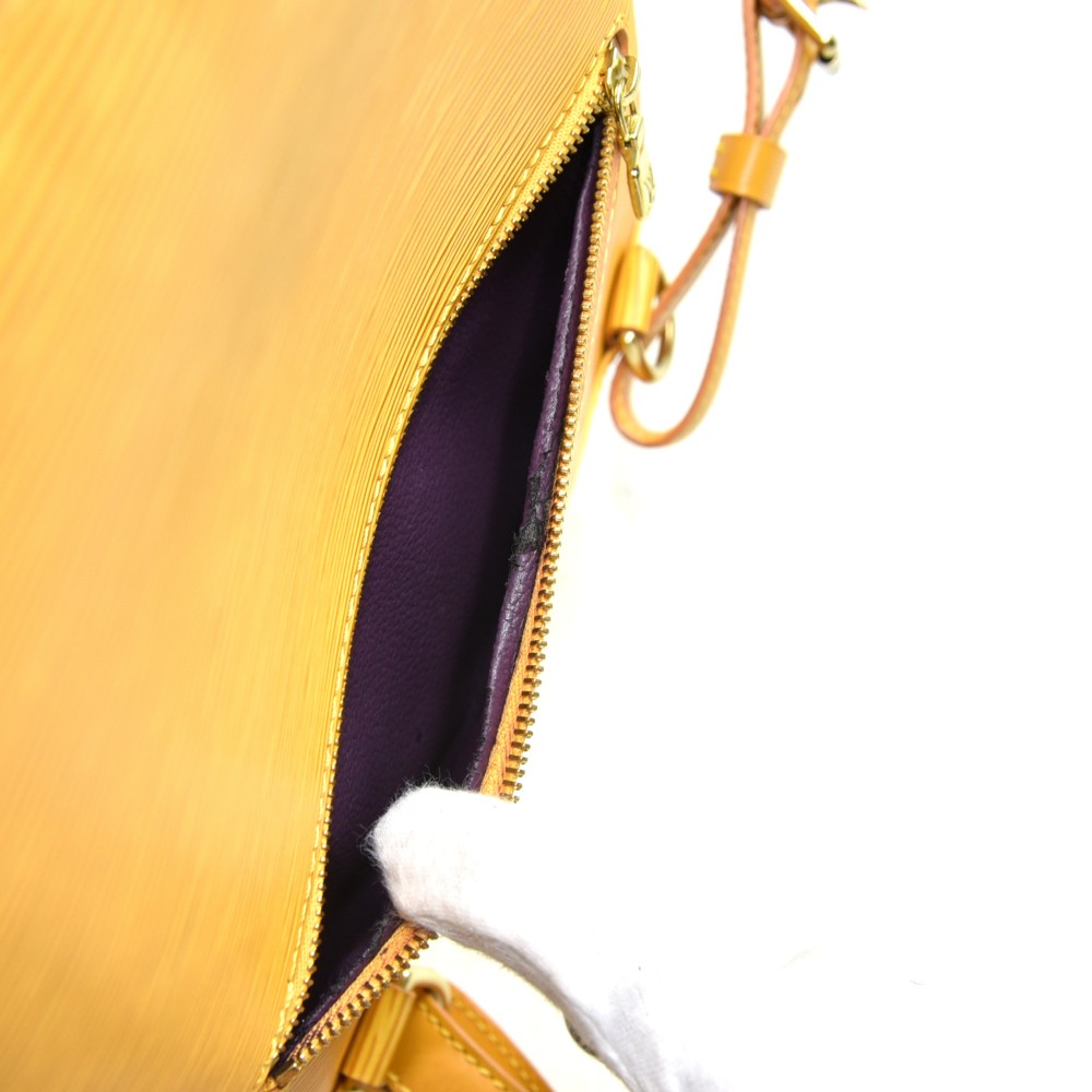 Louis Vuitton Epi Coblanc Rucksack Backpack Leather Tassi Yellow M5229
