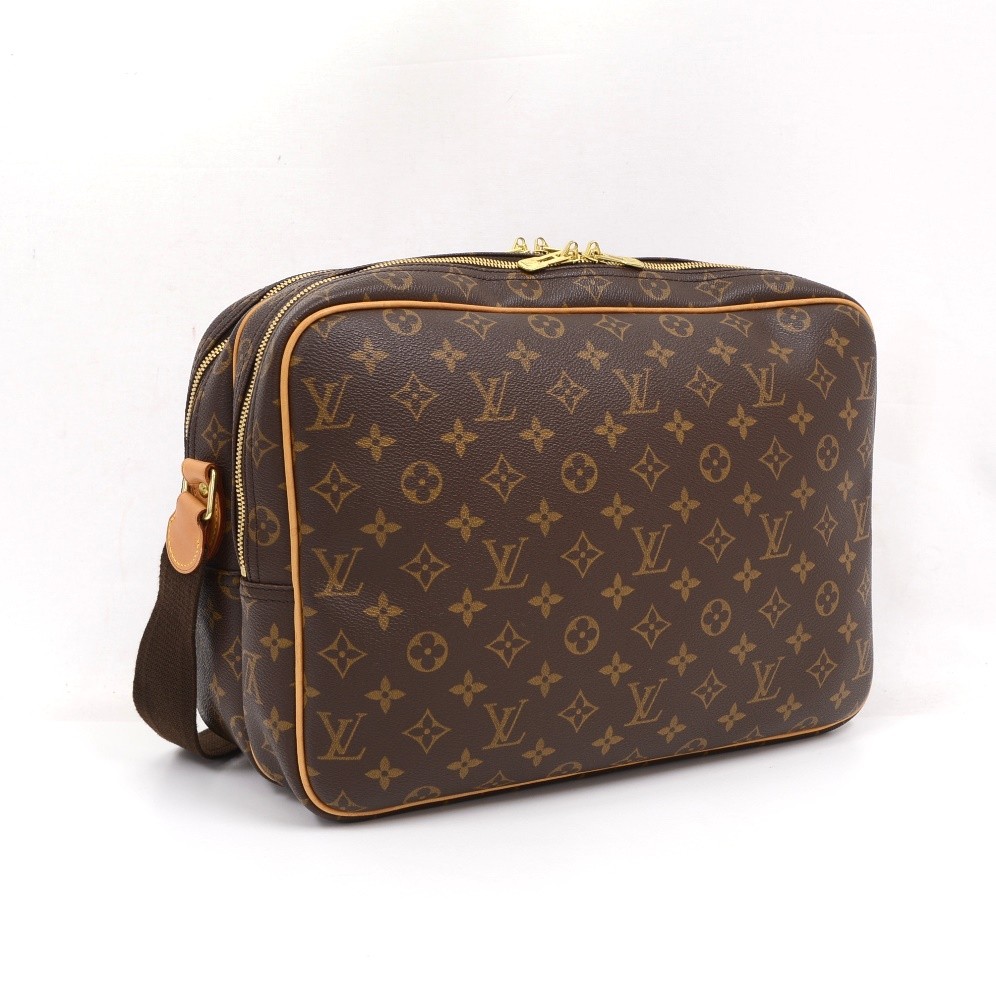 Louis Vuitton - Authenticated Reporter Handbag - Leather Brown Plain for Women, Good Condition
