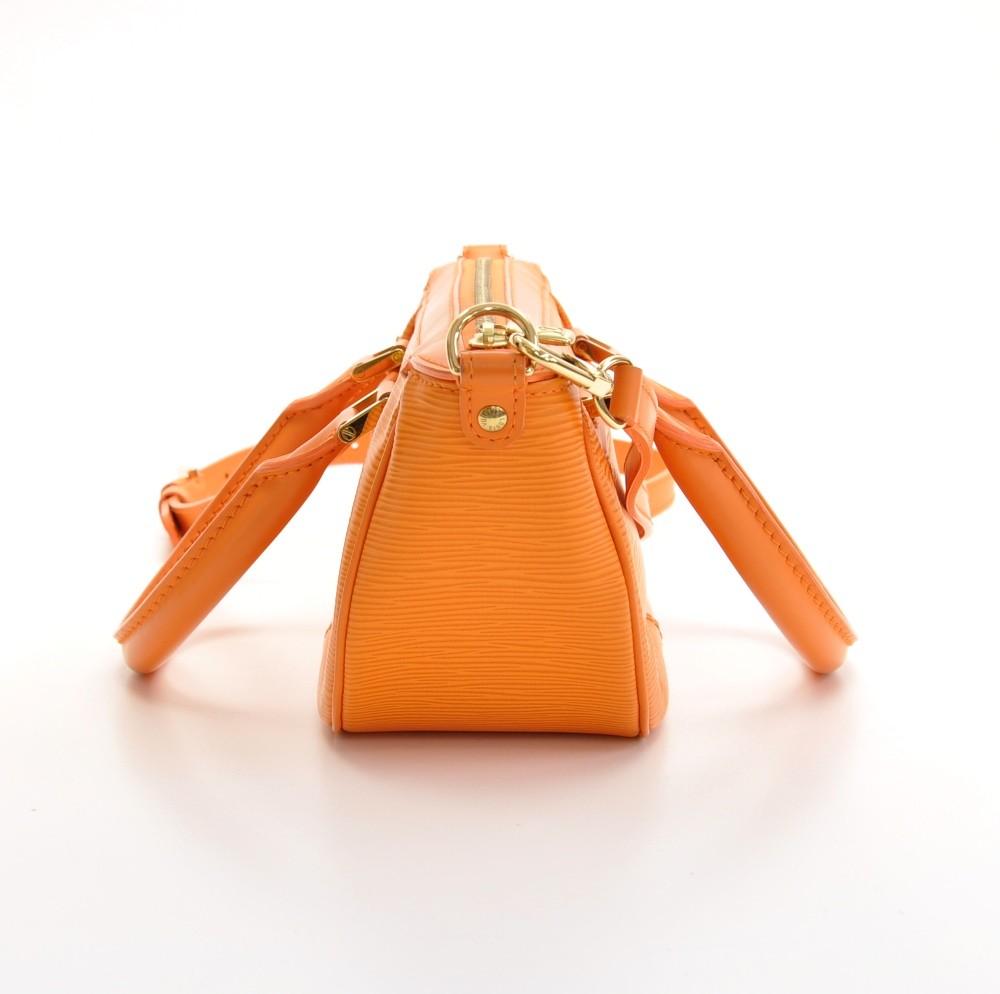 Louis Vuitton Orange Epi Leather Dhanura PM Bag - Yoogi's Closet