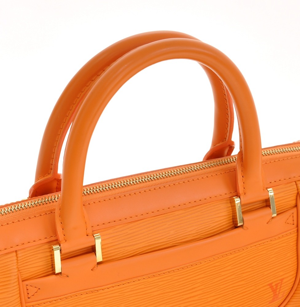 LOUIS VUITTON Danura PM 2Way Hand Bag Epi Leather Orange France M5891H  36BX429