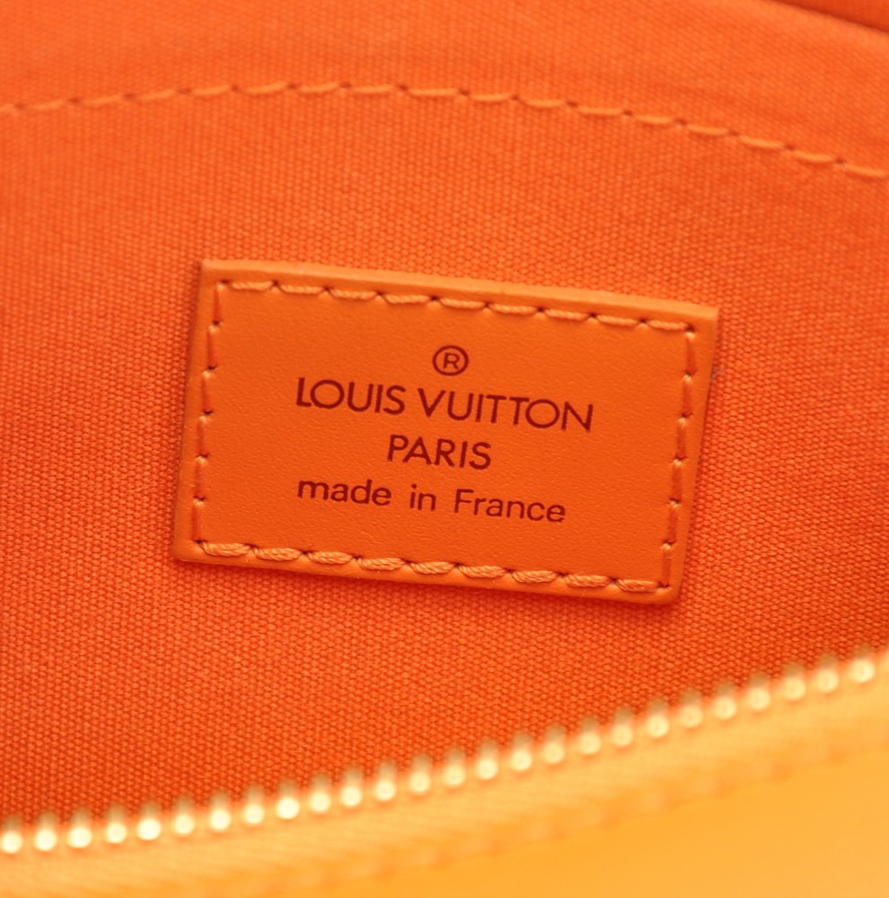 Louis Vuitton Orange Epi Leather Dhanura PM Yoga Bag with Strap
