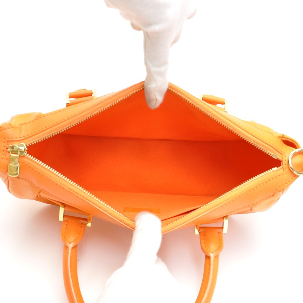 Louis Vuitton Dhanura Yoga Mm 871283 Orange Epi Leather Satchel, Louis  Vuitton