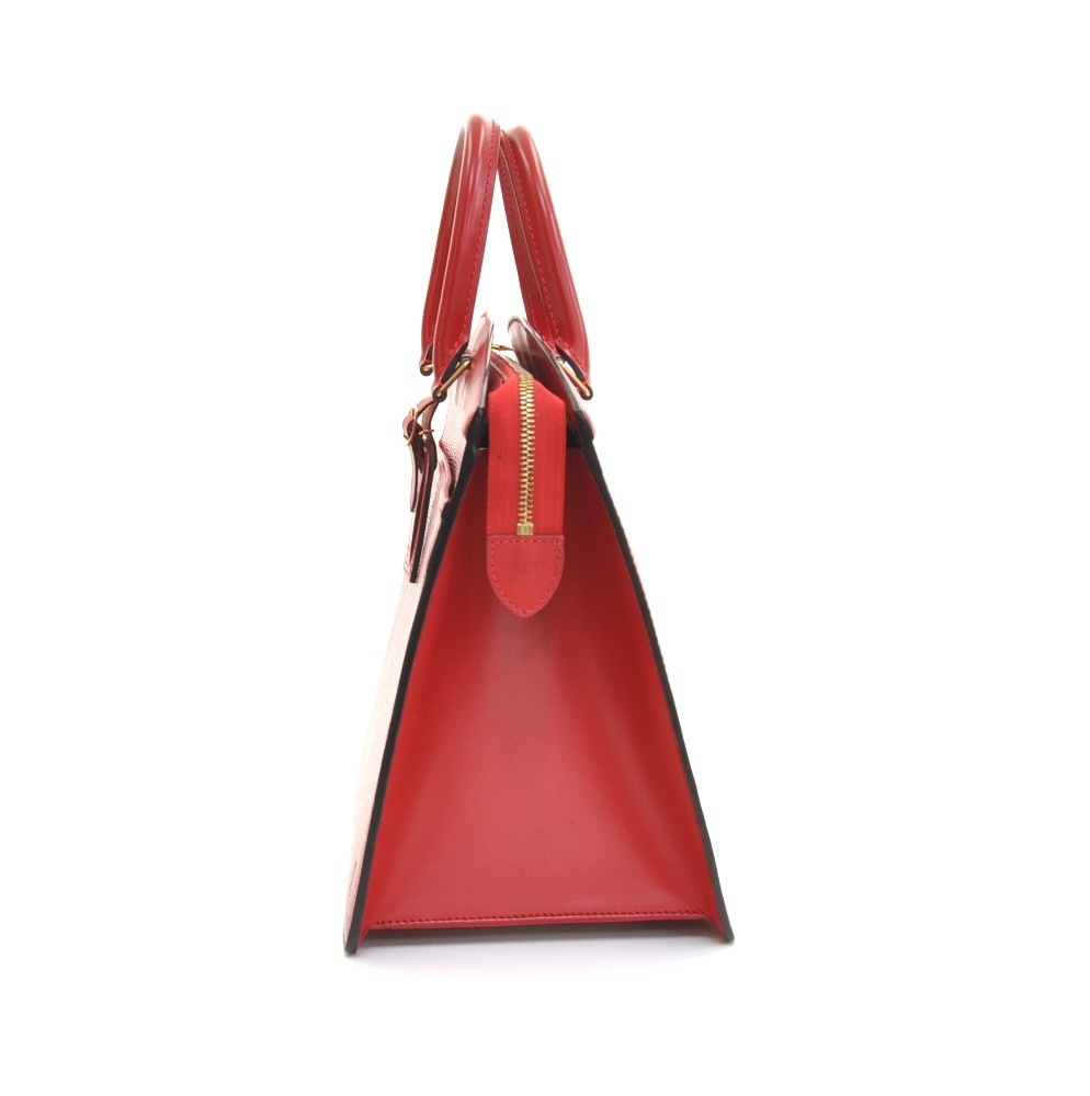 Louis Vuitton Red Epi Leather Riviera Tote Bag.  Luxury, Lot #17014