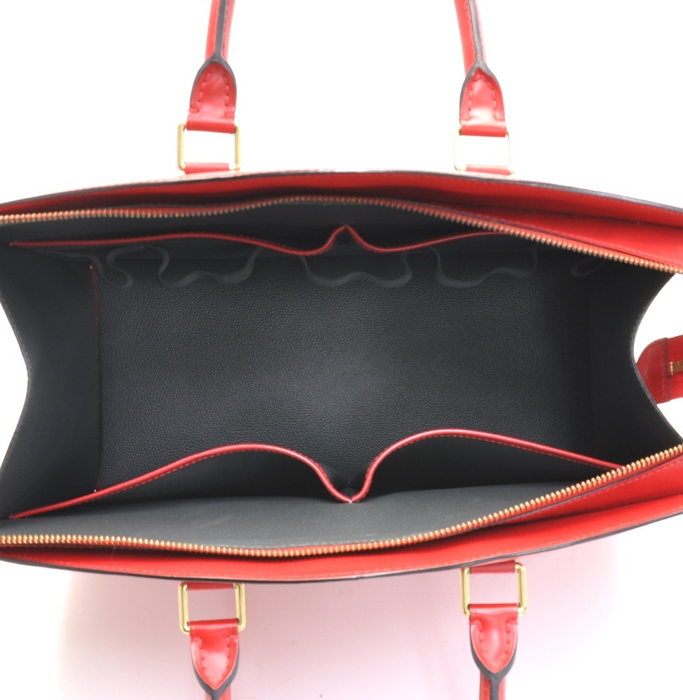 Louis Vuitton Red Epi Leather Riviera Handbag