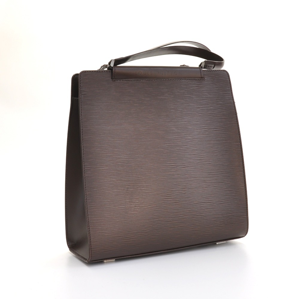 Louis Vuitton Moka Epi Leather Croisette PM Bag Louis Vuitton