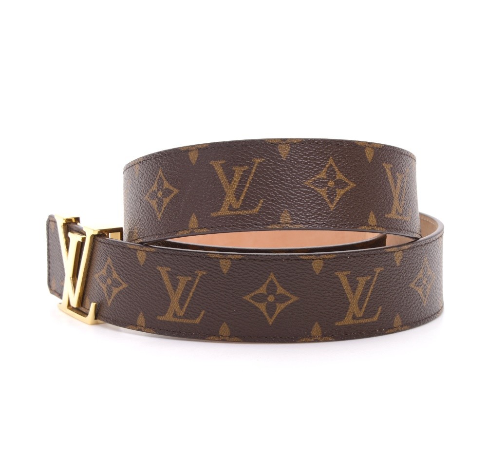LOUIS VUITTON/Belt/Monogram/Leather/BRW/LV circle mini – 2nd