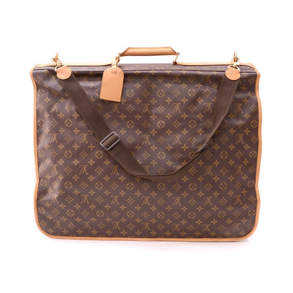 Sold at Auction: Louis Vuitton, Vintage Louis Vuitton Monogram Canvas  Portable Bandouliere Garment Bag