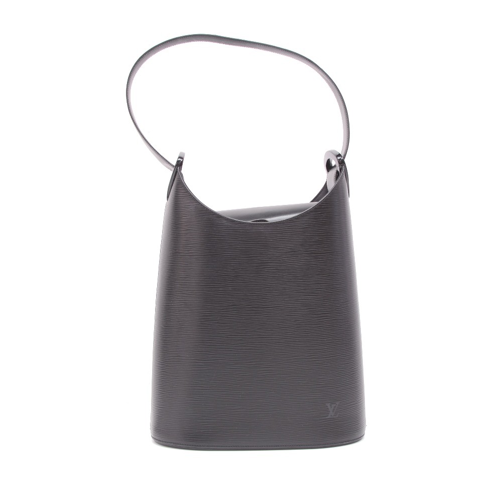 Pre-loved Louis Vuitton Vintage Verseau Leather Shoulderbag Black