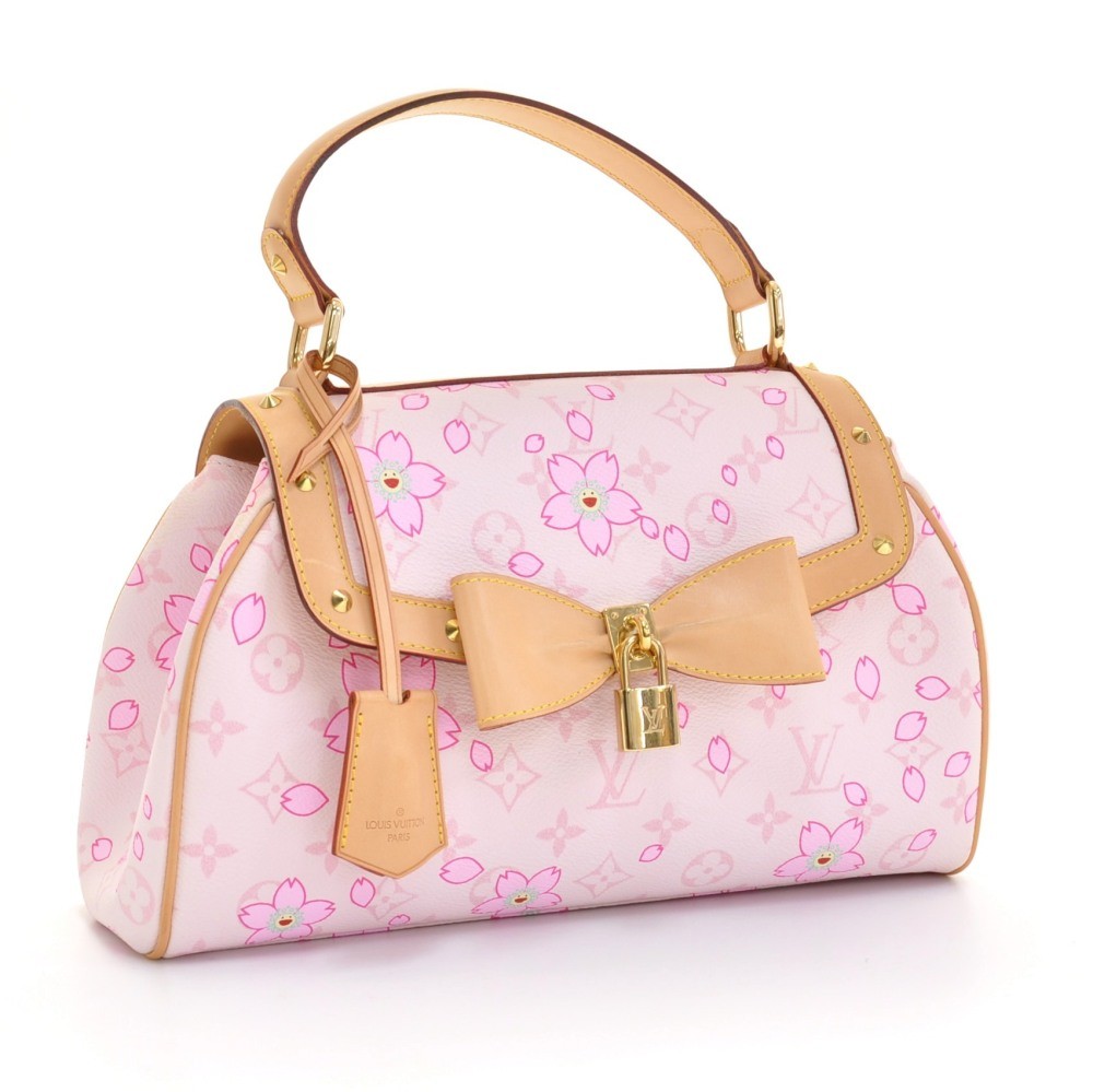 Louis Vuitton Limited Edition Pink Cherry Blossom Sac Retro Bag
