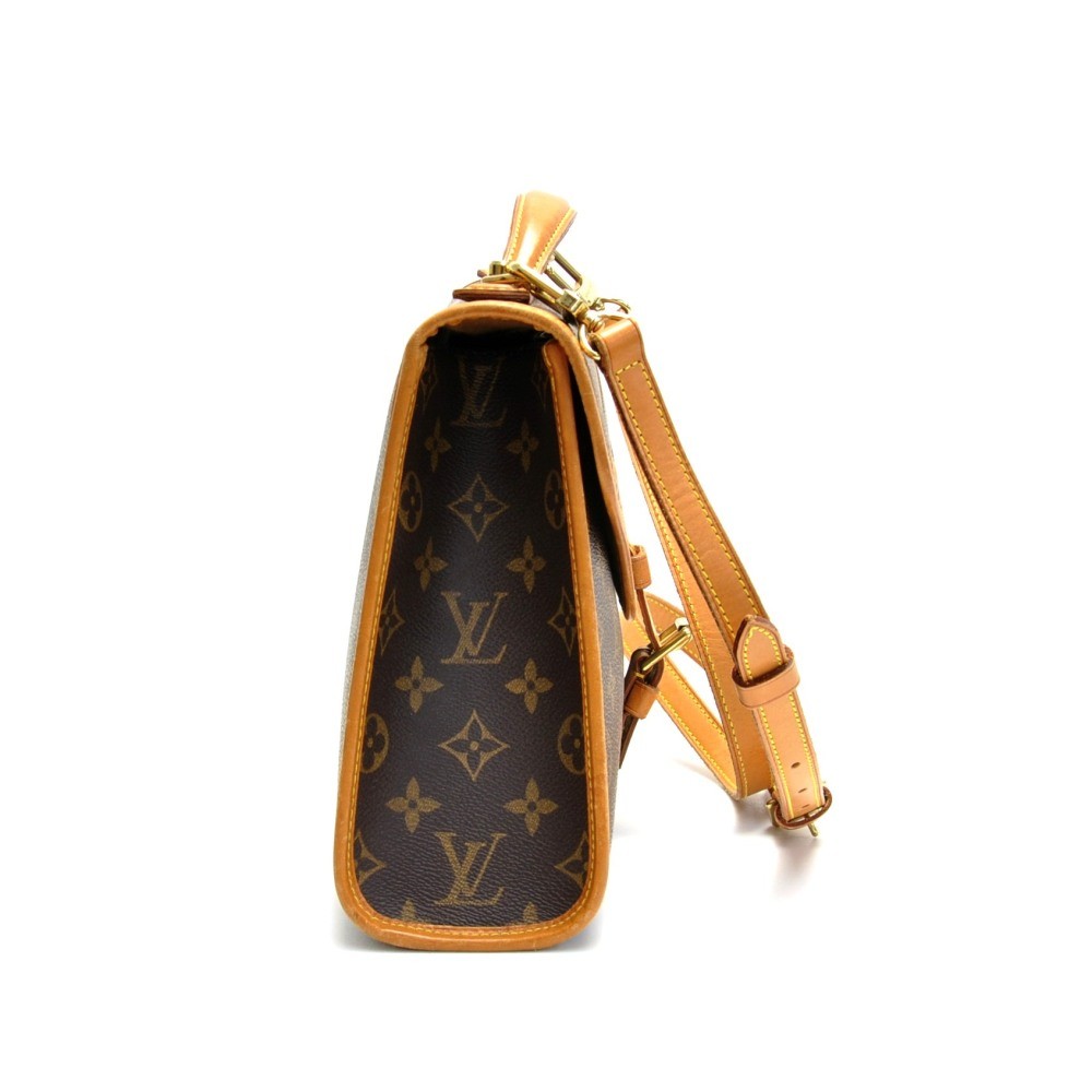 Bel air cloth handbag Louis Vuitton Brown in Cloth - 18946252