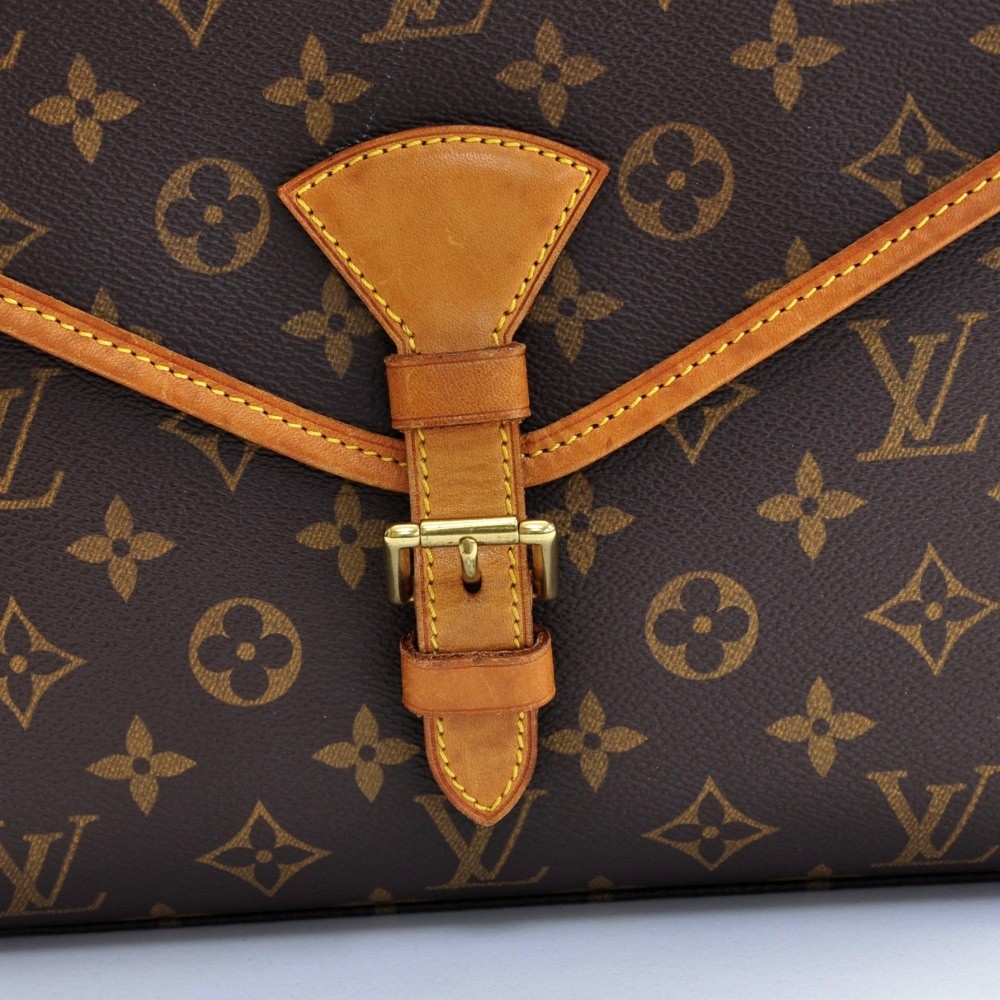 Bel air cloth handbag Louis Vuitton Brown in Cloth - 18946252
