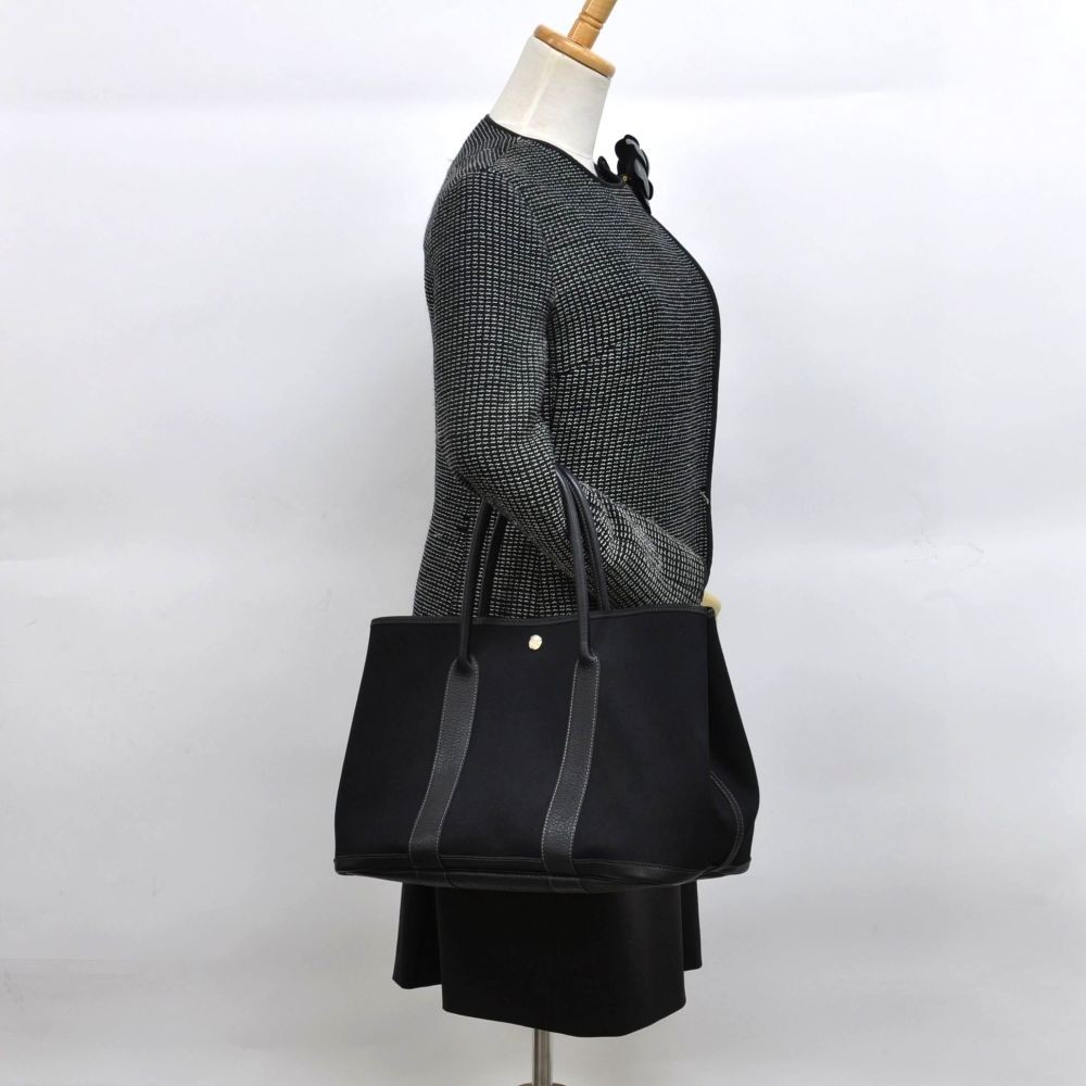 faux ostrich hermes handbags - hermes fourre tout mm brown x beige cotton tote hand bag 1