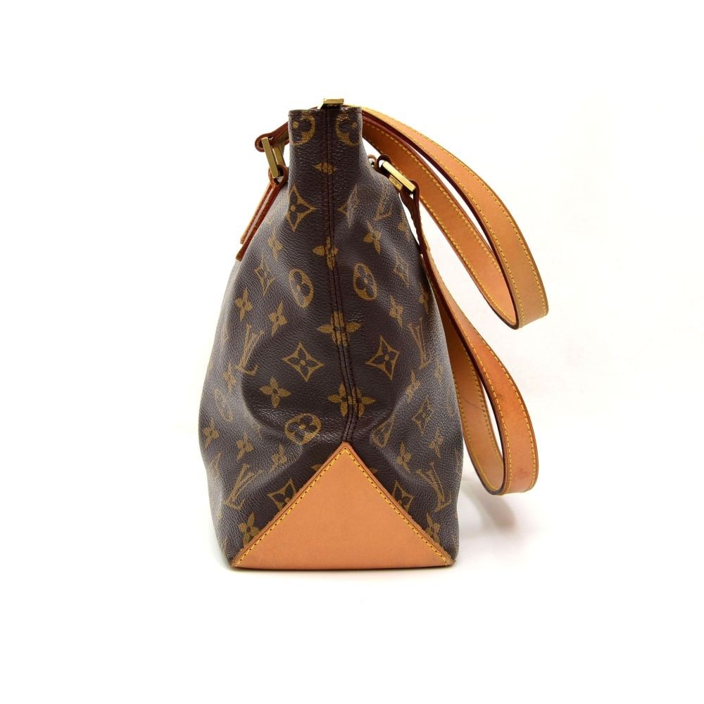 Piano cloth handbag Louis Vuitton Brown in Cloth - 35546536