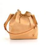 Louis Vuitton Petit Noe Brown Nomade Leather Shoulder Bag