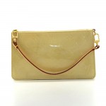 Louis Vuitton Lexington Beige Vernis Leather Hand Bag