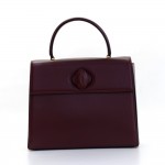 Cartier Must Line Burgundy Leather Hand Bag