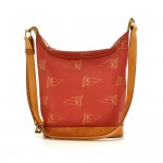 Louis Vuitton Le Touquet Red Canvas 1995 Americas Cup Limited Edition Shoulder Bag