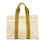 Hermes Bora Bora Tournesol Cotton Large Tote Bag