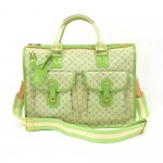 Louis Vuitton Sac Mary Kate 48H Green Monogram Mini Line Large Tote Bag + Strap