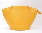 LOUIS VUITTON Yellow Saint Jacques GM Epi Leather Shoulder Bag F489