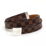 Louis Vuitton Ceinture LV Paris Ebene Damier Canvas Belt