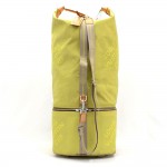Louis Vuitton Genesta Boston LV Cup 2003 Lime Green Damier Geant Travel Bag Limited