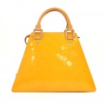 Louis Vuitton Forsyth GM Yellow Vernis Leather Hand Bag