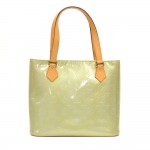 Louis Vuitton Houston Beige Vernis Leather Shoulder Hand Bag