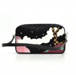 Louis Vuitton Conte De Fees Black Mini Monogram Satin Pochette Hand Bag - 2002 Limited Edition