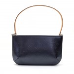 Louis Vuitton Fowler Noir Blue Monogram Matt Leather Hand Bag