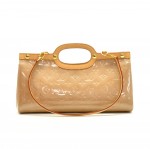 Louis Vuitton Roxbury Drive Noisette Vernis Leather Hand Bag + Strap