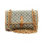 Louis Vuitton Camille Blue Mini Monogram Canvas Shoulder Bag