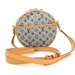 Louis Vuitton Jeanne PM Blue Mini Monogram Canvas Shoulder Bag