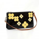 Louis Vuitton Lexington Flower Black Vernis Leather Handbag - 2001 Limited