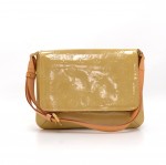 Louis Vuitton Thompson Street Beige Vernis Leather Shoulder Bag