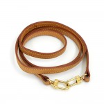 Louis Vuitton Brown Cowhide Leather Shoulder Strap For Small Bags