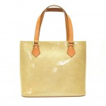 Louis Vuitton Houston Beige Vernis Leather Shoulder Bag
