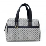Louis Vuitton Josephine GM Blue Mini Monogram Canvas Hand Bag