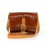 Louis Vuitton Christie GM Bronze Vernis Leather Shoulder Medium Bag