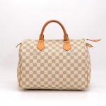 Louis Vuitton Speedy 30 Azur Damier Canvas City Handbag - Special Order