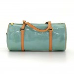 Louis Vuitton Bedford Blue Vernis Leather Handbag