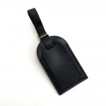 Louis Vuitton Black Leather Name Tag For Travel Bags