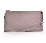 Louis Vuitton Pochette Accessories Lilac Epi Leather Bag F376