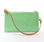 Louis Vuitton Blue Green Vernis Leather Lexington Handbag V563