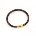 Louis Vuitton Keep It Ebene Damier Canvas Bracelet