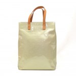 Louis Vuitton Reade MM Gris Vernis Leather Hand Bag