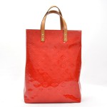 Louis Vuitton Red Vernis Reade MM Handbag