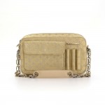Louis Vuitton McKenna Gold Monogram Shine Party Bag