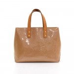Louis Vuitton Reade PM Beige Noisette Vernis Leather Hand Bag