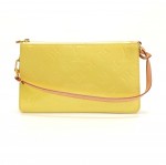 Louis Vuitton Lexington Yellow Vernis Leather Hand Bag